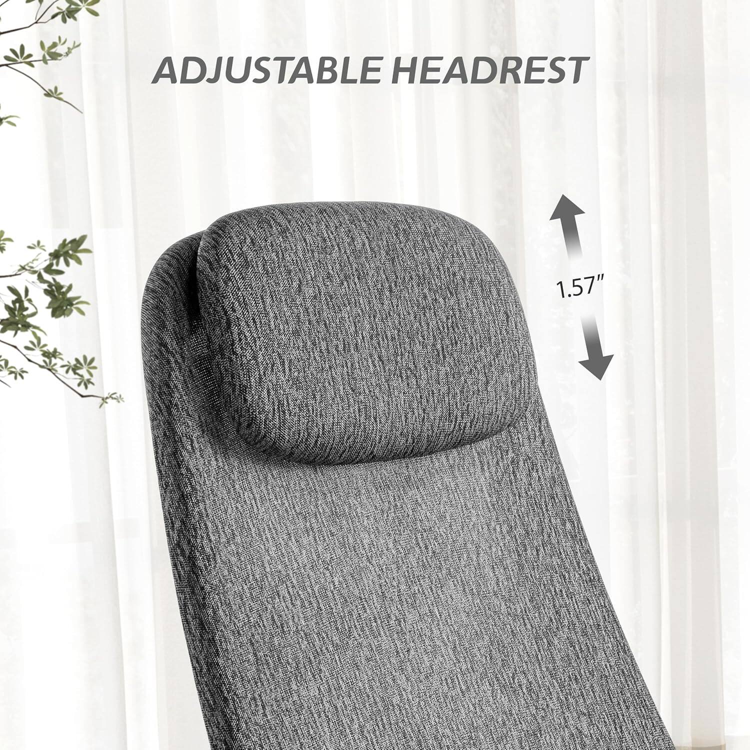 ADJUSTABLE HEADREST  
1.57"