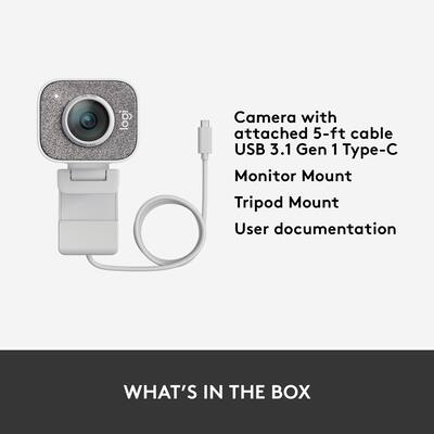 Logitech StreamCam Plus 1080 Webcam for Live Streaming and Content Logitech StreamCam Plus 1080 Webcam for Live Streaming and Content