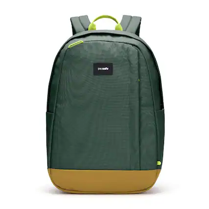 Front. Pacsafe - GO 25L Backpack, Spruce Green - Spruce Green.