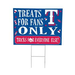 Evergreen Enterprises - Texas Rangers 18" x 24" Halloween Treats Outdoor Yard Sign - Multicolor