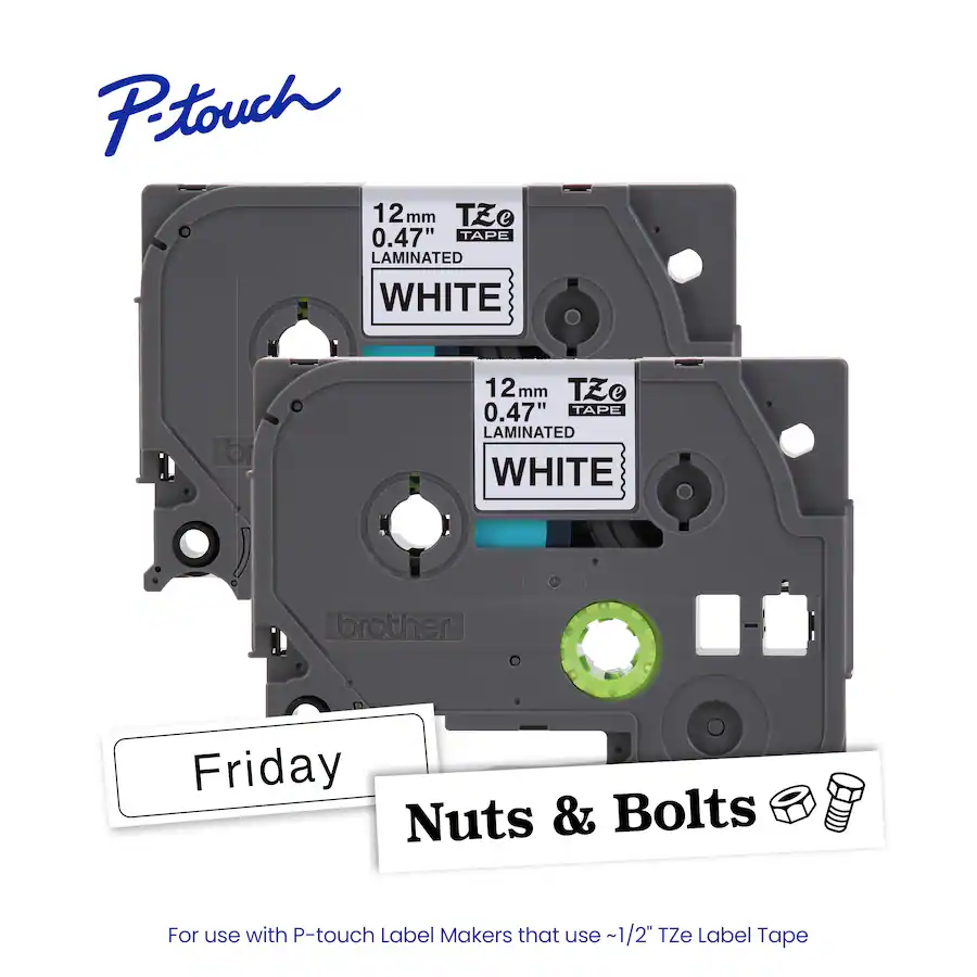 Tape 18mm Nastro Termico TZe-231 Per Etichette Brother P-Touch - Larghezze 6 ,9,12,18,24 Mm, 8 Metri, Vari Colori Nastro Etichette Resistente - Foto 3