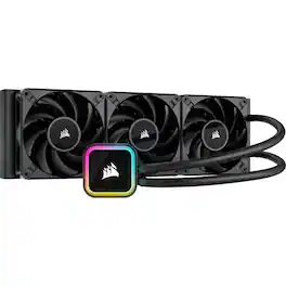 CORSAIR - iCUE H150i RGB ELITE Liquid CPU Cooler - CW-9060060-WW - Black