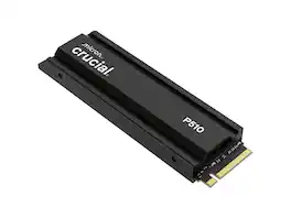 Crucial - P510 2TB Gen5 NVMe SSD, PCIe 5.0 M.2, Up to 11000 MB/s, with Heatsink, PS5 Compatible