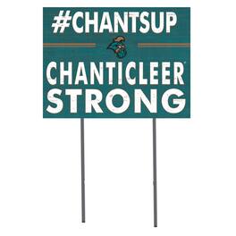 Jardine - Coastal Carolina Chanticleers 18'' x 24'' I Chose Lawn Sign - Teal