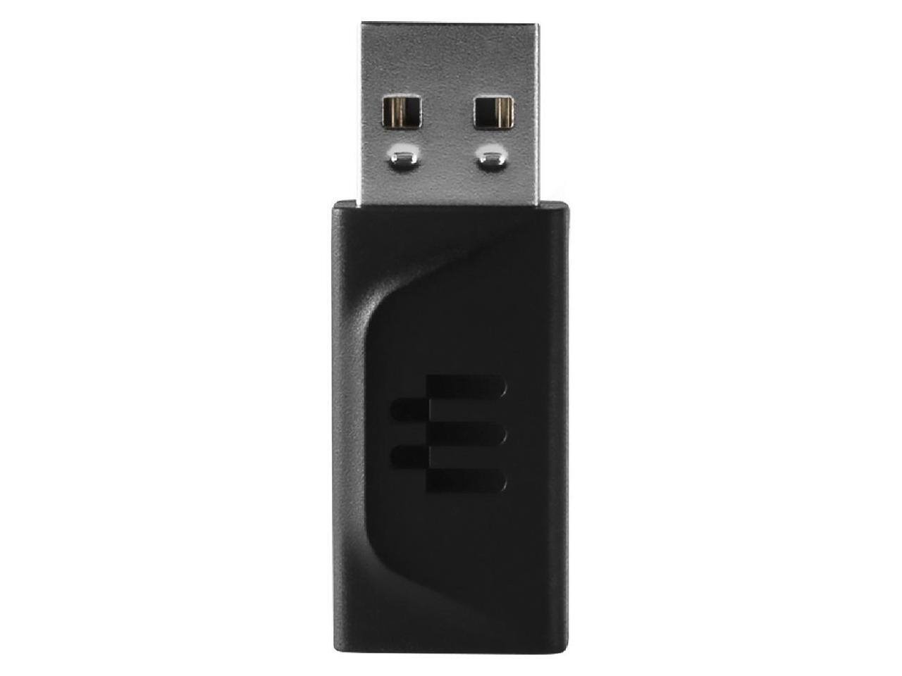 Alt View 2. EPOS - EPOS USB-C to USB-A Adapter - 1 x 24-pin Type C USB Female - 1 x 4-pin Type A USB Male - Black.