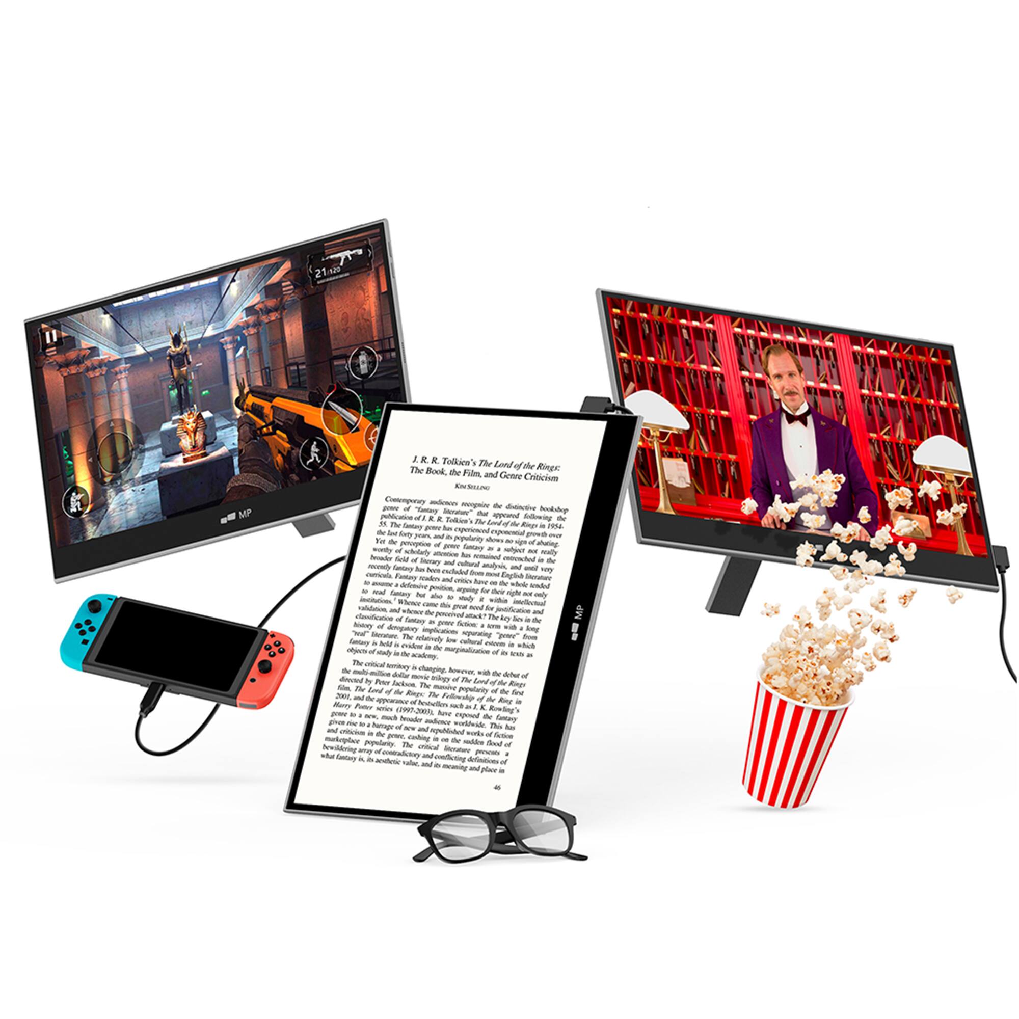 Alt View 18. Mobile Pixels - Glance Pro 15.6" OLED Touch-Screen Monitor.