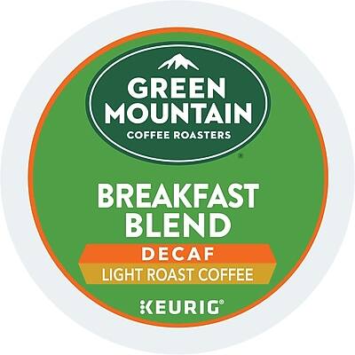 GREEN MOUNTAIN COFFEE ROASTERS  
BREAKFAST BLEND  
DECAF  
LIGHT ROAST COFFEE  
KEURIG