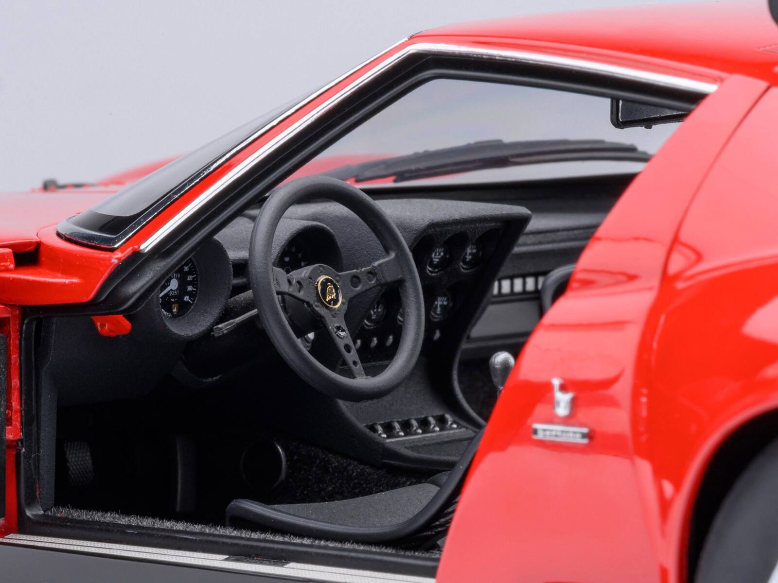 Alt View 2. Autoart - Lamborghini Miura SVR Jota Red 1/18 Model Car by Autoart.