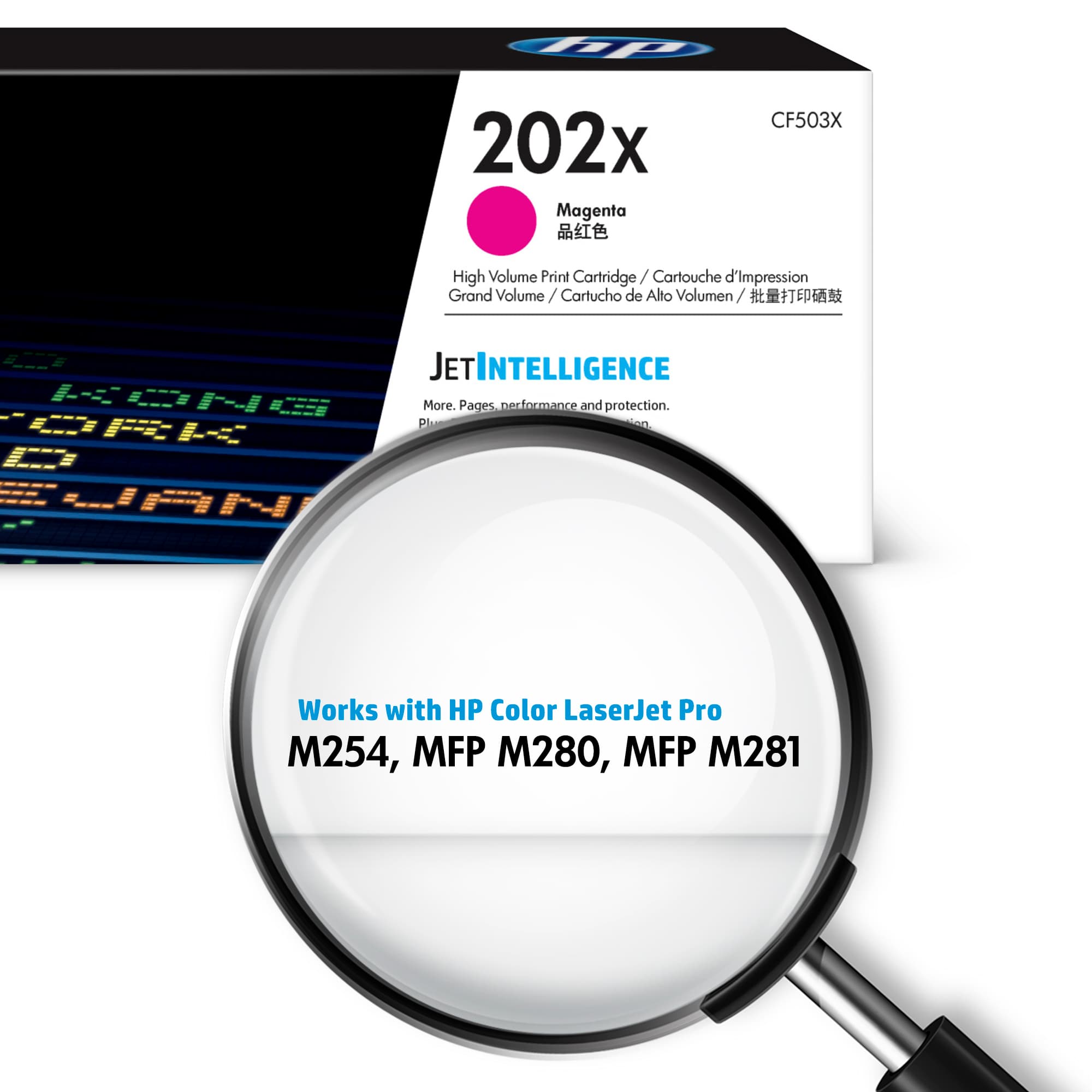 Alt View 1. HP - 202X High-Yield Toner Cartridge - Magenta.