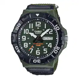 Casio - Men's Oversized Sport Watch with Dial - MRW-210HB-3BV - Green