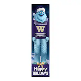 Fan Creations - Washington Huskies 48" Yeti Christmas Leaner - Multicolor