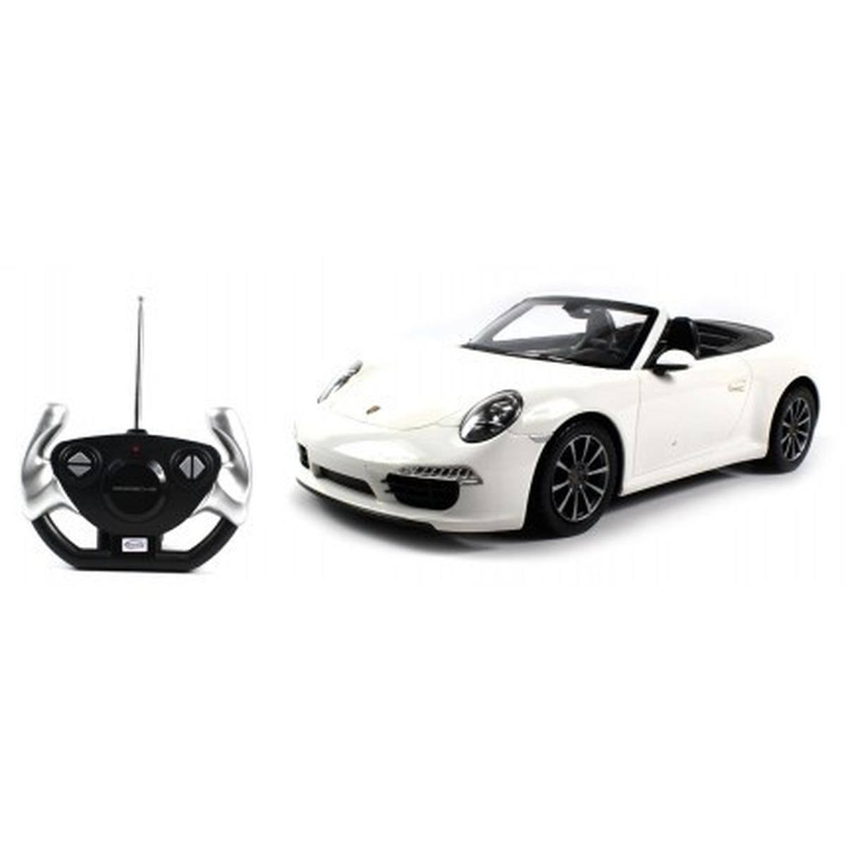 Alt View 1. JuzToys - Remote Control Car, 1:12 RC Car Porche 911 Carrera S Cabriolet (White) - White.