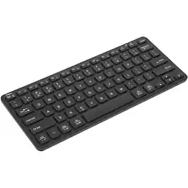 Targus - Compact Multi-Device Bluetooth Antimicrobial Keyboard, Black - Wireless Connectivity - Bluetooth - Compact - 5.1 - Jet Black