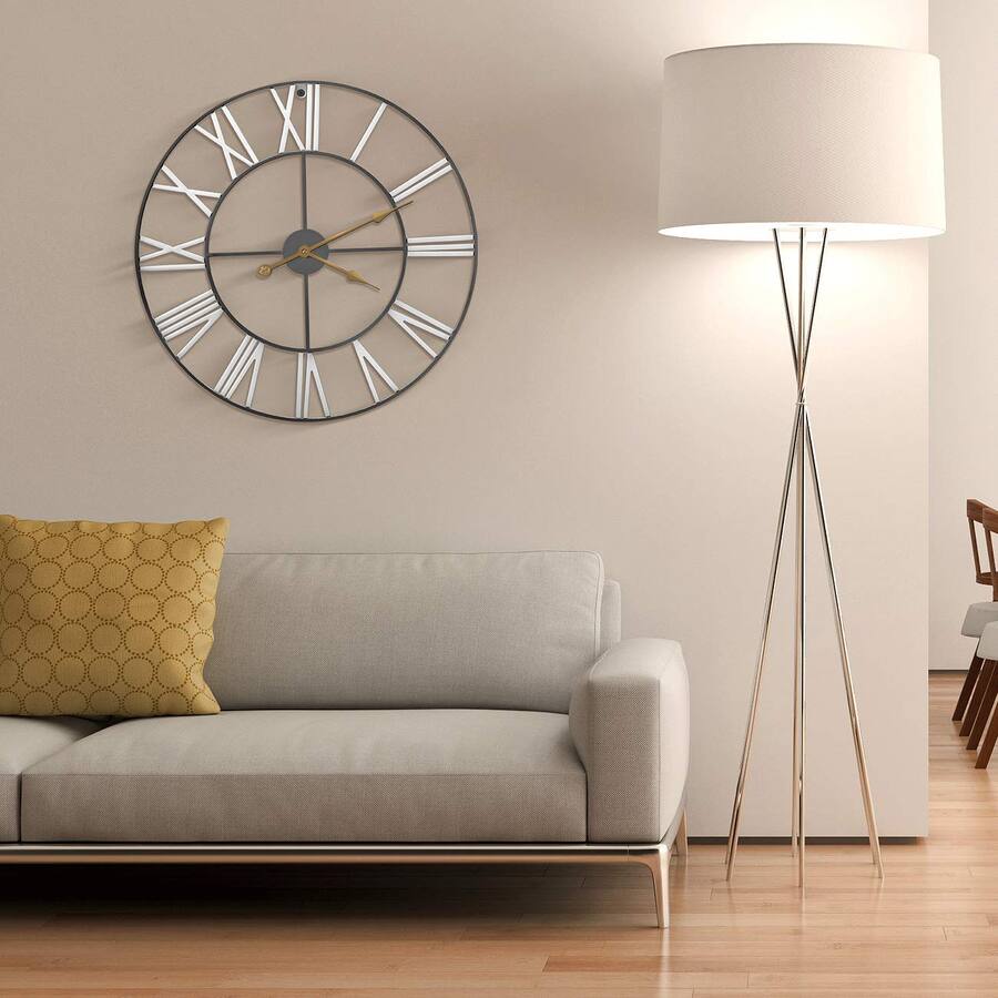 Sorbus Large Wall Clock for Living Room Decor – Easy to Hang 24 Inch ...