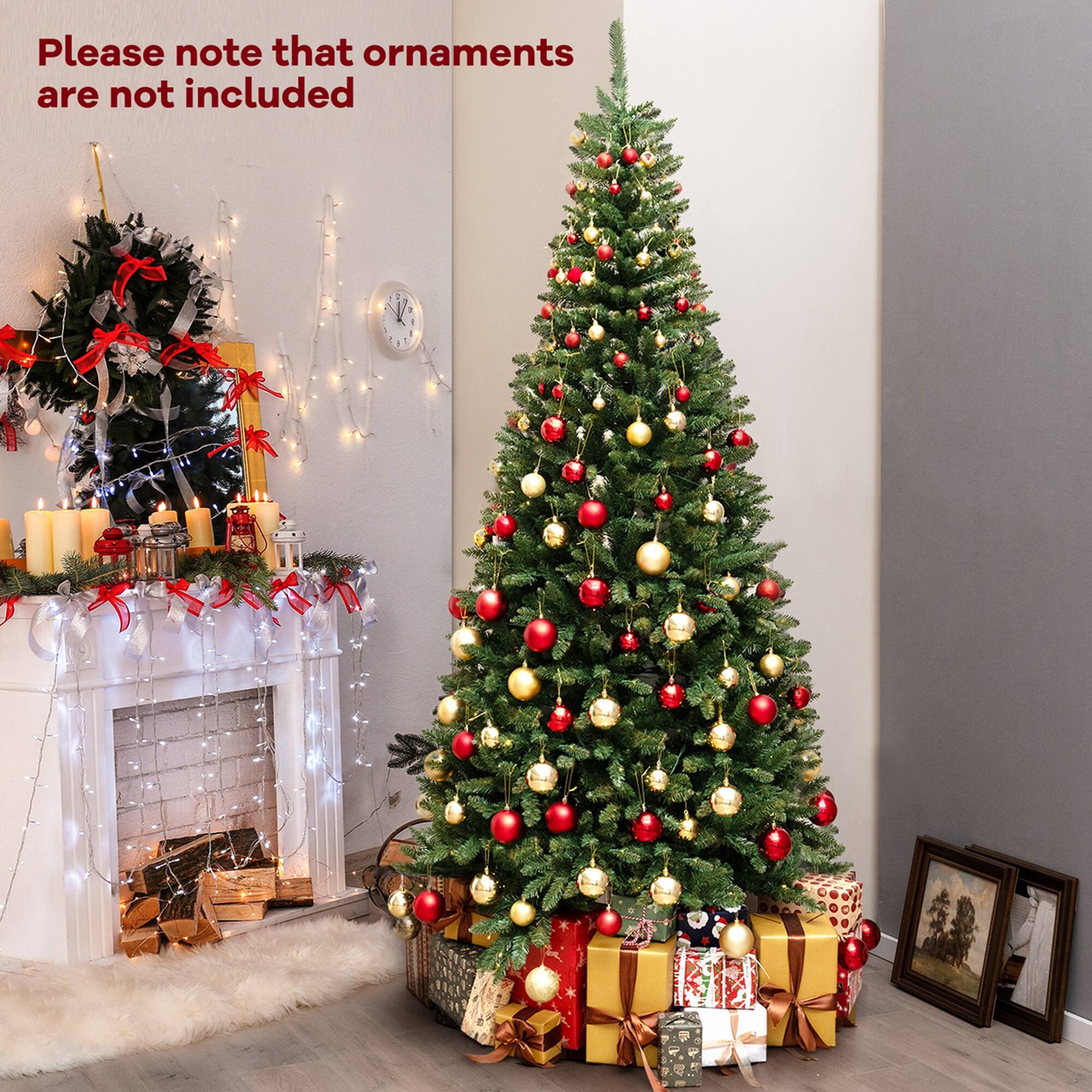 Please note that ornaments are not included