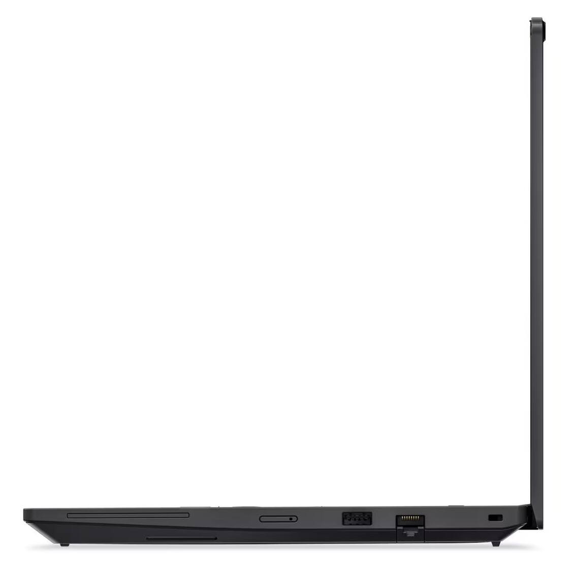 Angle. Lenovo - ThinkPad P1 Gen 7 Laptop w/ NVIDIA RTX 3000 Ada, 32GB LPDDR5x-7467MT/s, Ultra 7 165H, 1TB SSD, 16" Non-Touch -21KV0017US - Black.