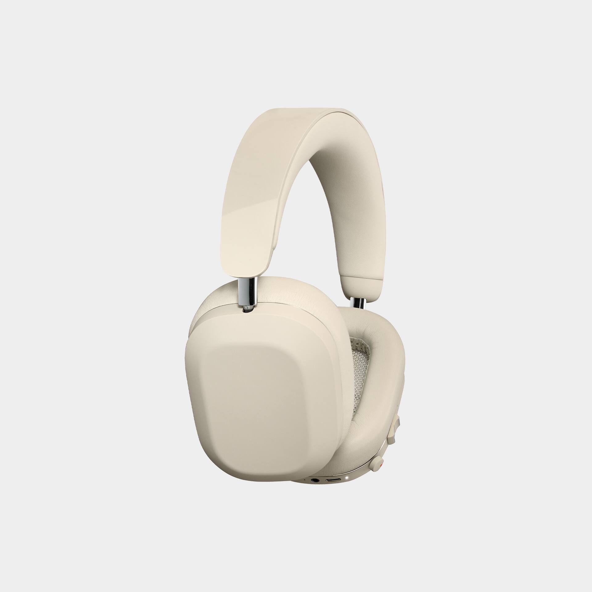 Back. MONDO - Over Ear Wireless Headphones, Bluetooth 5.3, 48 hour battery - Greige.