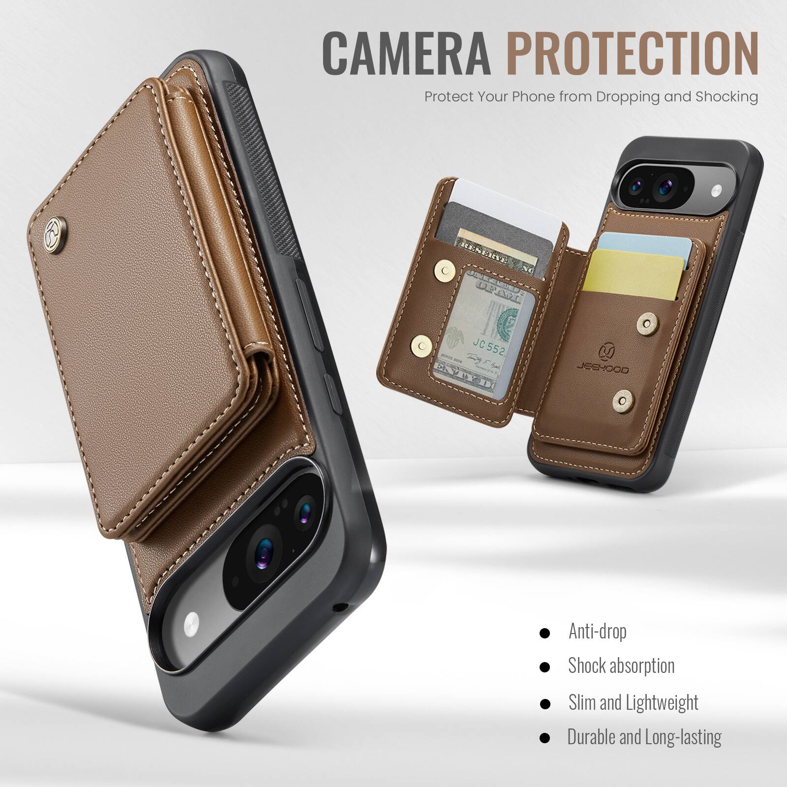 CAMERA PROTECTION  
Protect Your Phone from Dropping and Shocking  

Anti-drop  
Shock absorption  
Slim and Lightweight  
Durable and Long-lasting  

N0 DPN JC JC552 LD JESYOOD