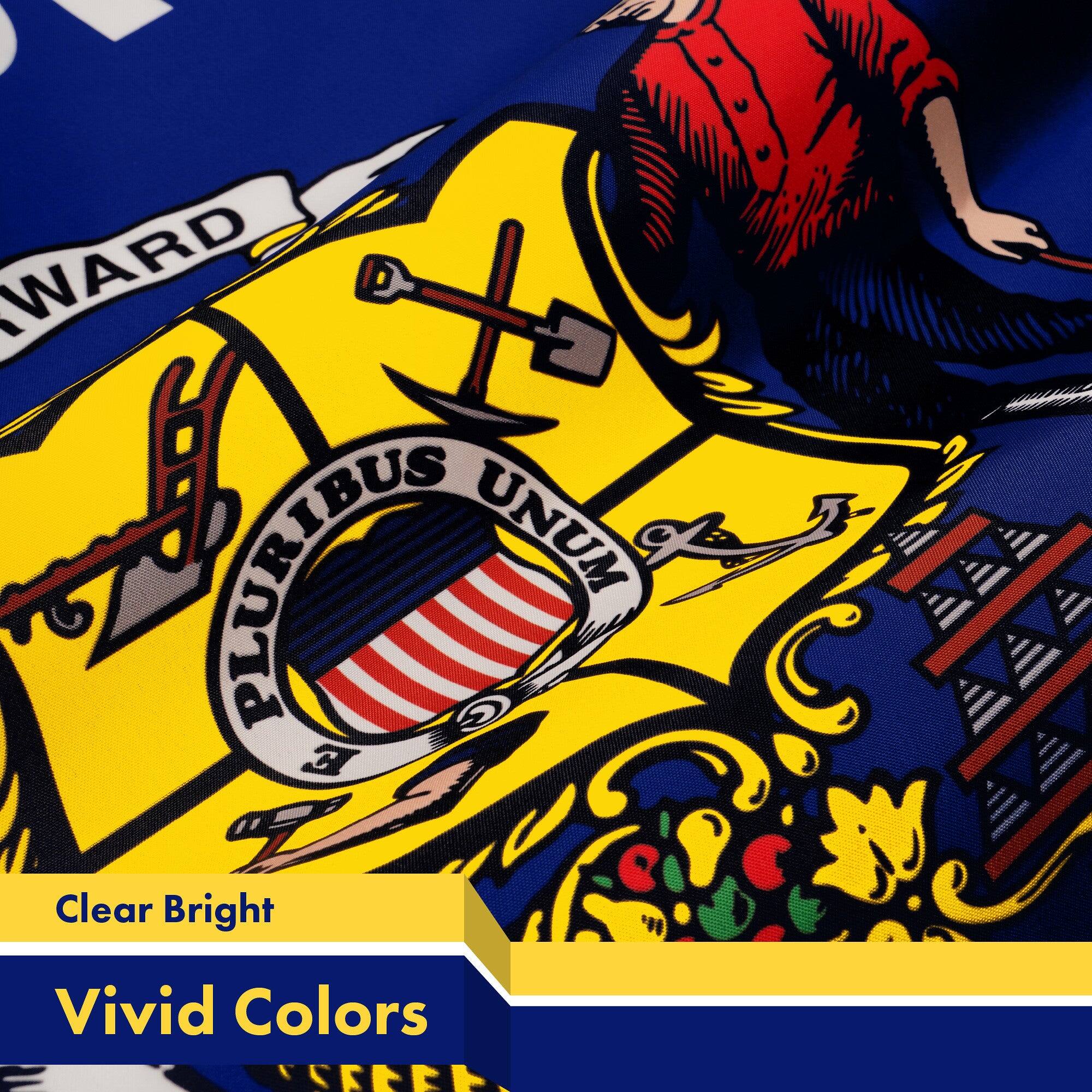 WARD PLURIBUS UNUM  
Clear Bright Vivid Colors