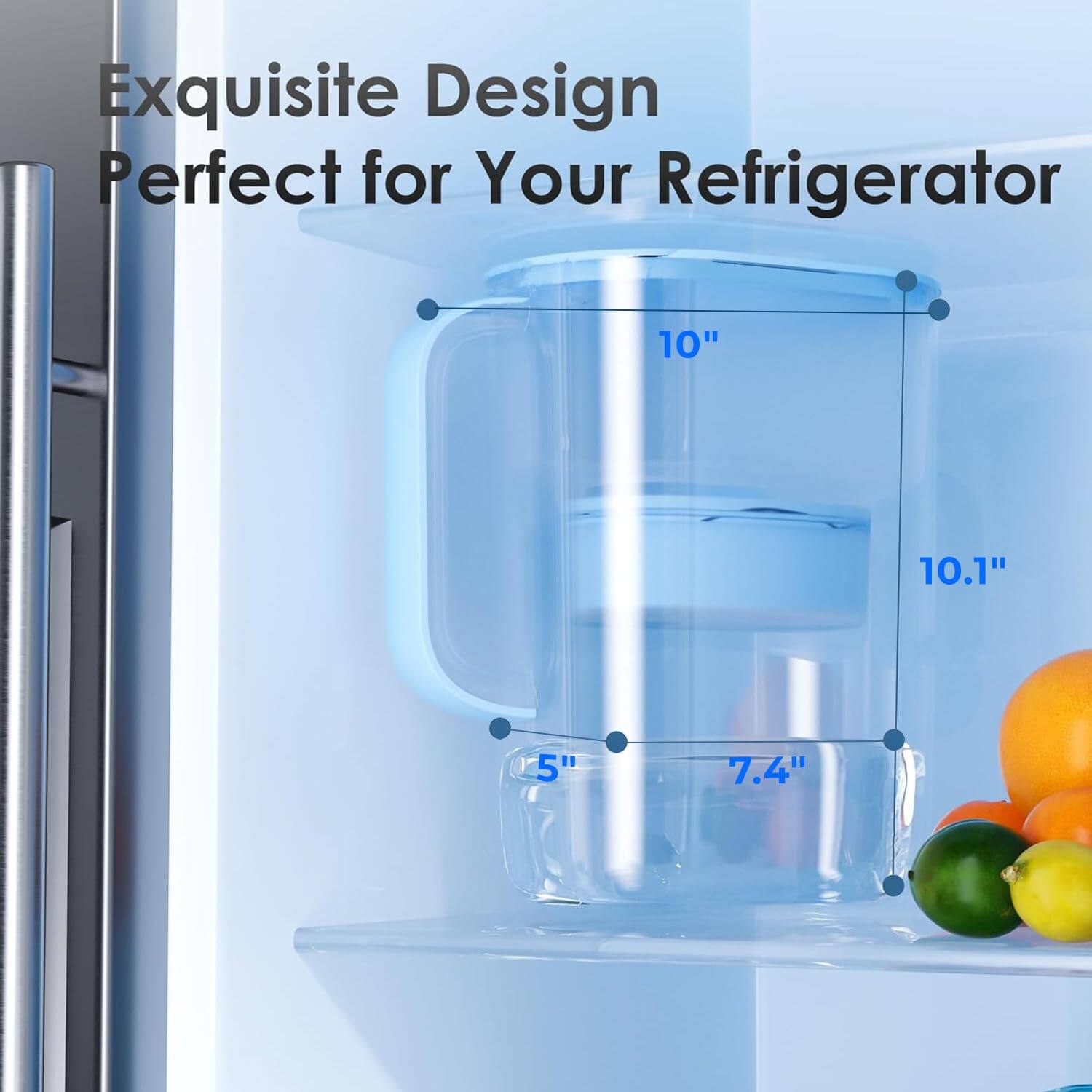 Exquisite Design  
Perfect for Your Refrigerator  

10"  
10.1"  
5"  
7.4"
