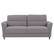 Front. CorLiving - Georgia 3-Seat Fabric Upholstered Sofa - Light Grey.