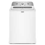 Maytag - 4.7 Cu. Ft. Top Load Agitator Washer with Extra Power Cycle - White