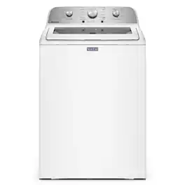 Maytag - 4.7 Cu. Ft. Top Load Agitator Washer with Extra Power Cycle - White