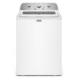 Maytag - 4.7 Cu. Ft. Top Load Agitator Washer with Extra Power Cycle - White