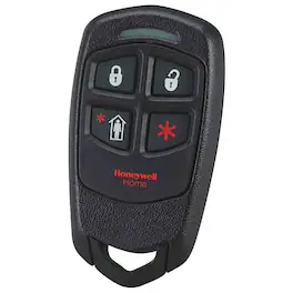 Honeywell - Ademco 5834-4 Four-Button Wireless Key Remote - Black