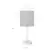 Left. Limelights - Stick Lamp with USB charging port and Fabric Shade 2 Pack Set - White/Gray.