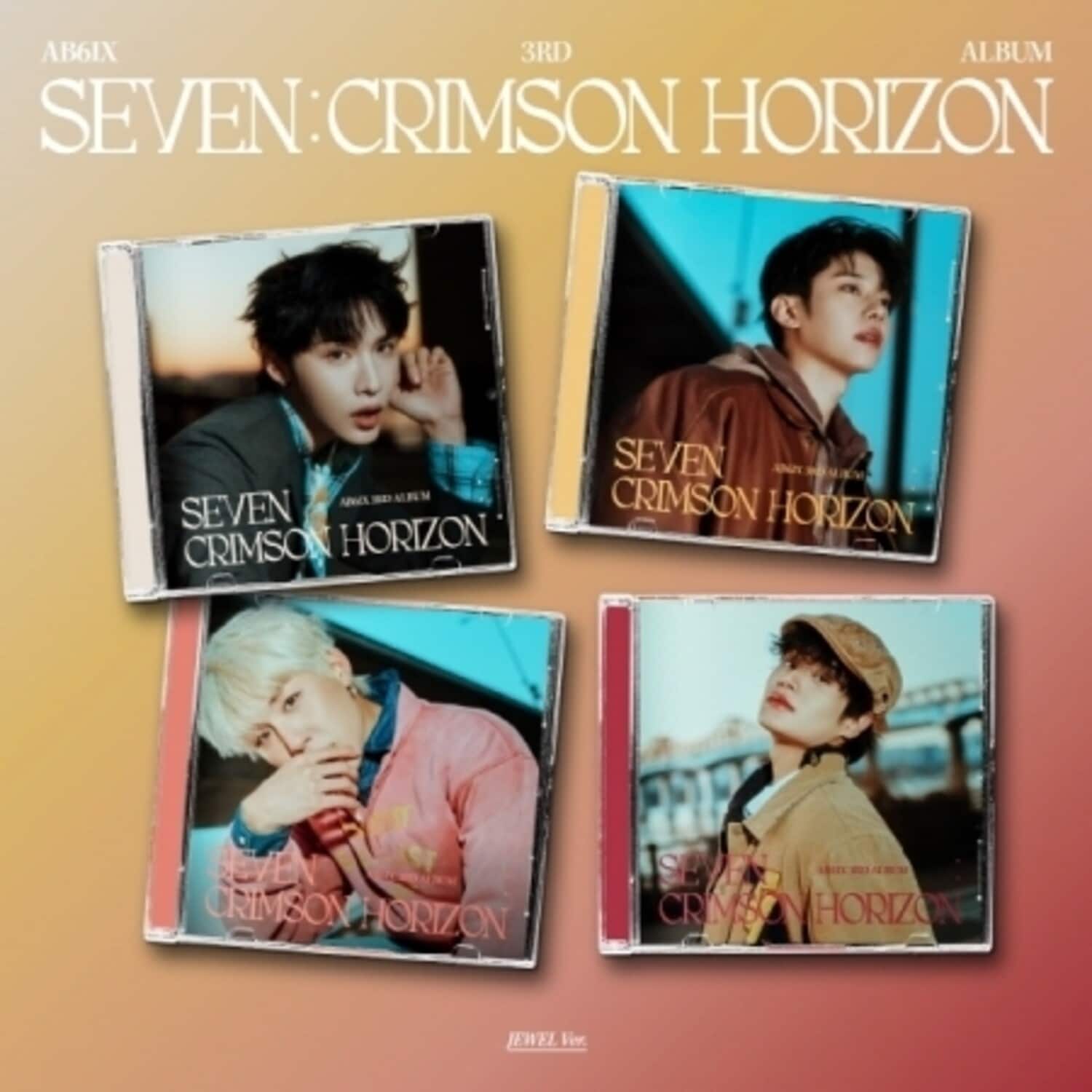 AB6IX - Seven : Crimson Horizon - Jewel Case Version - Random Cover   - COMPACT DISCS [CD]