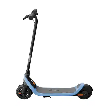 Front. Segway - C2 Lite Kids Electric Kick Scooter w/8.7 mi Max Operating Range & 9.9 mph Max Speed - Blue.