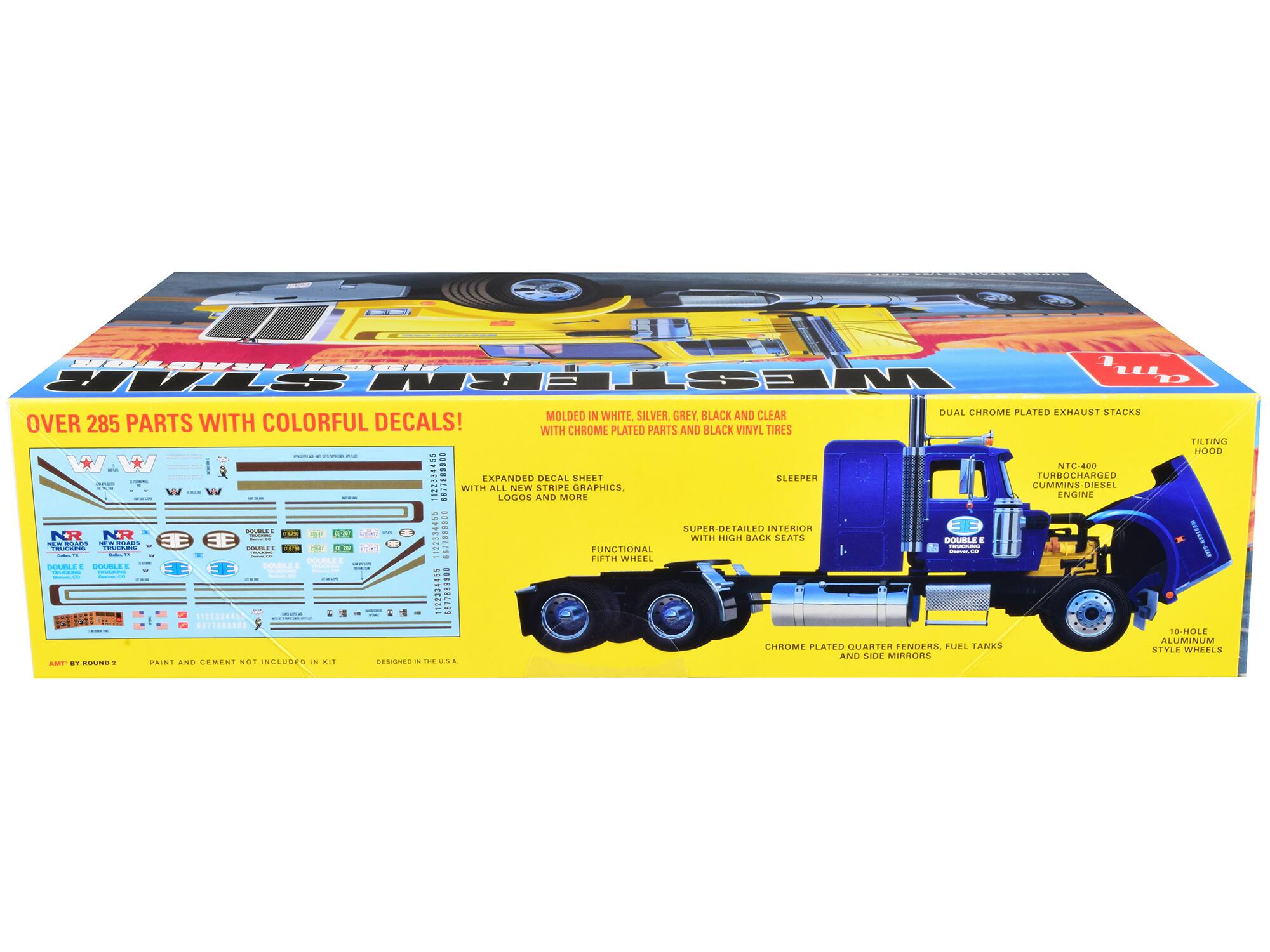 TRASTOR hp uI WESTERN N BLACK AND CLEAR DUAL CHROME PLATED EXHAUST STACKS MOLDED WHITE SILVER, GREY, OVER 285 PARTS WITH COLORFUL DECALS! WITH CHROME PLATED PARTS AND BLACK VINYL TIRES TILTING HOOD NIC-400 122234455 005GHN2409 XPANDED DECAL SHEET SLEEPER TURBOCHARGED: WITH ALL NEW STRIPE GRAPHICS CUMMINS DIESEL | LOGOS AND MORE ENGINE SUPER-DETAILED INTERIOR A- s JLIT - 122334455 NR NR *ESSUNCCNN WITH TENARE BACK SEATS O DOUBL A s..D. 1 MI C - : FUNCTIONAL adin : : FIFTH WHEEL - - i | SO - INAAAAE C E - - SURPECCCLE COS ... 1122324455 0.....0... 10-HOLE ALUMINUM CHROME PLATED QUARTER ENDERS FLRE TANKS STYLE WHEELS AND SIDE MIRRORS - SOUND