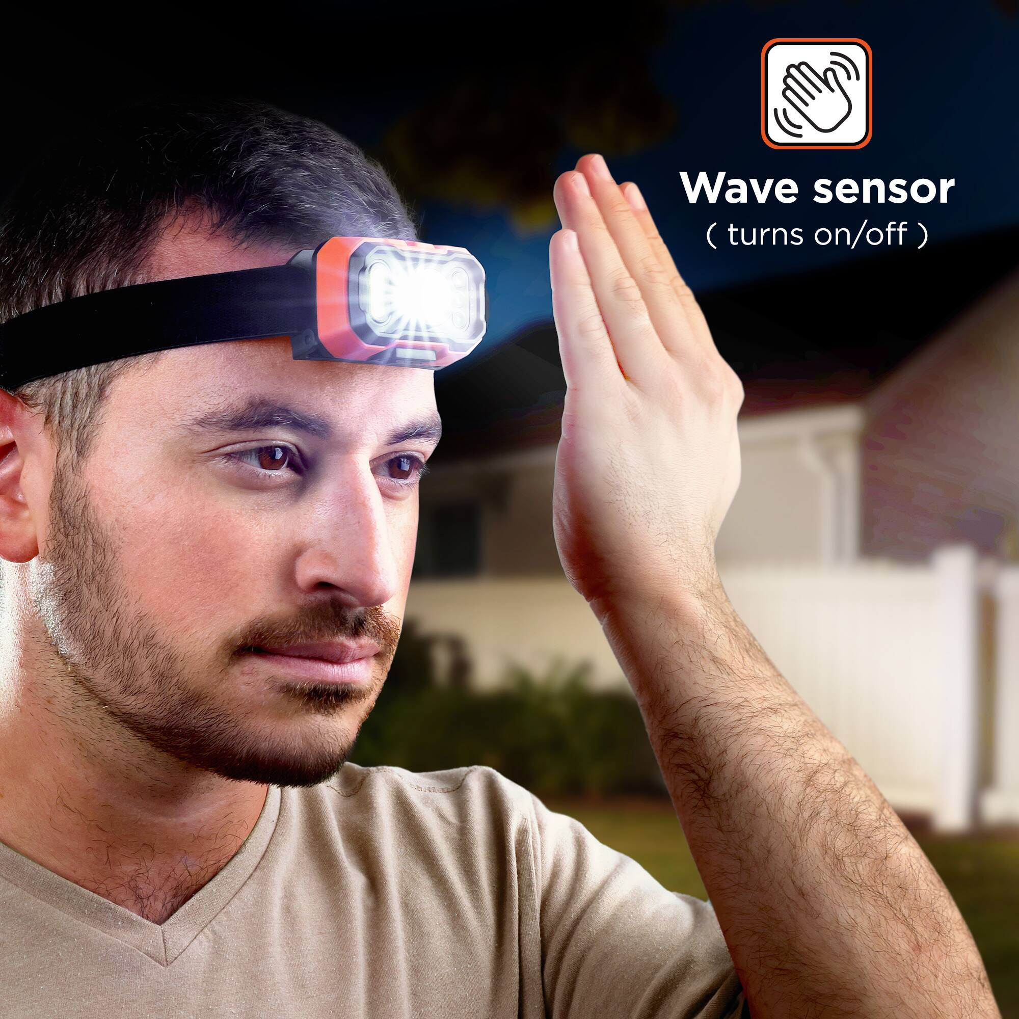 Wave sensor (turns on/off)