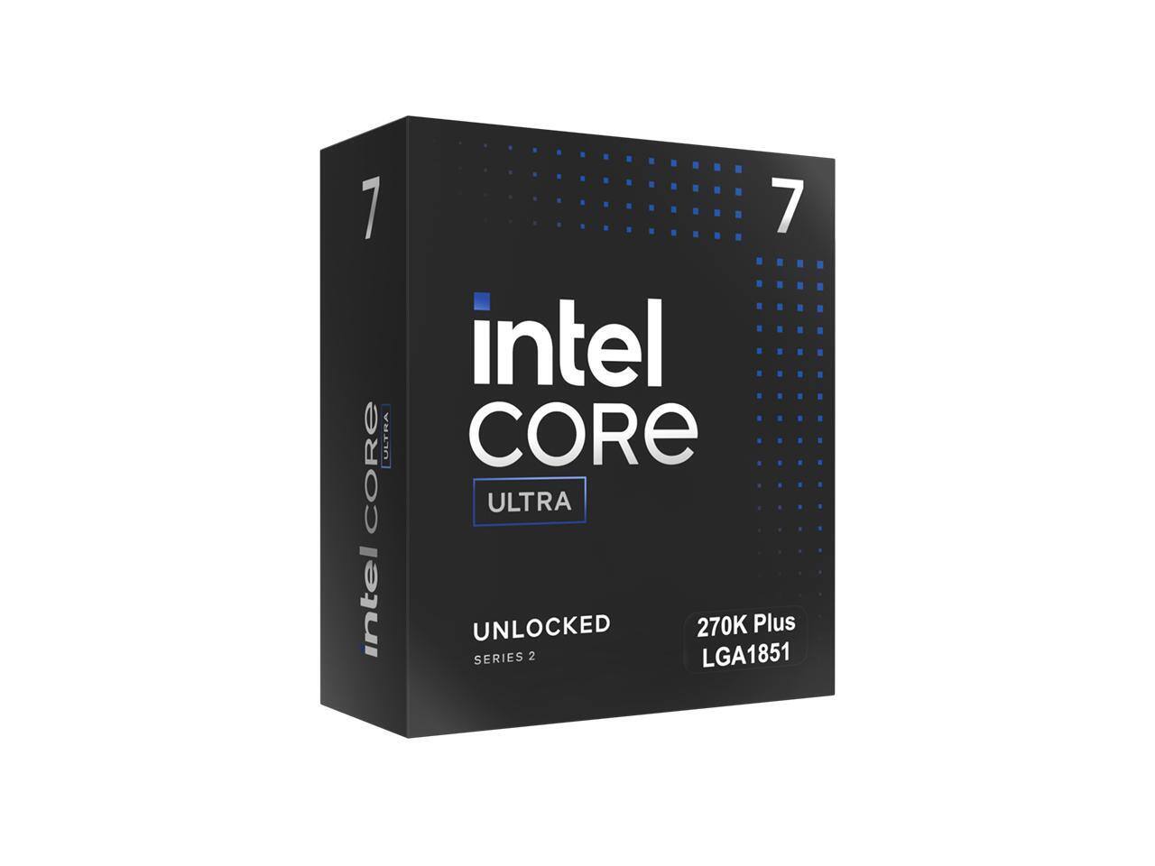 1 ULTRA CORE intel 7 intel CORE ULTRA UNLOCKED 270K Plus SERIES 2 LGA1851