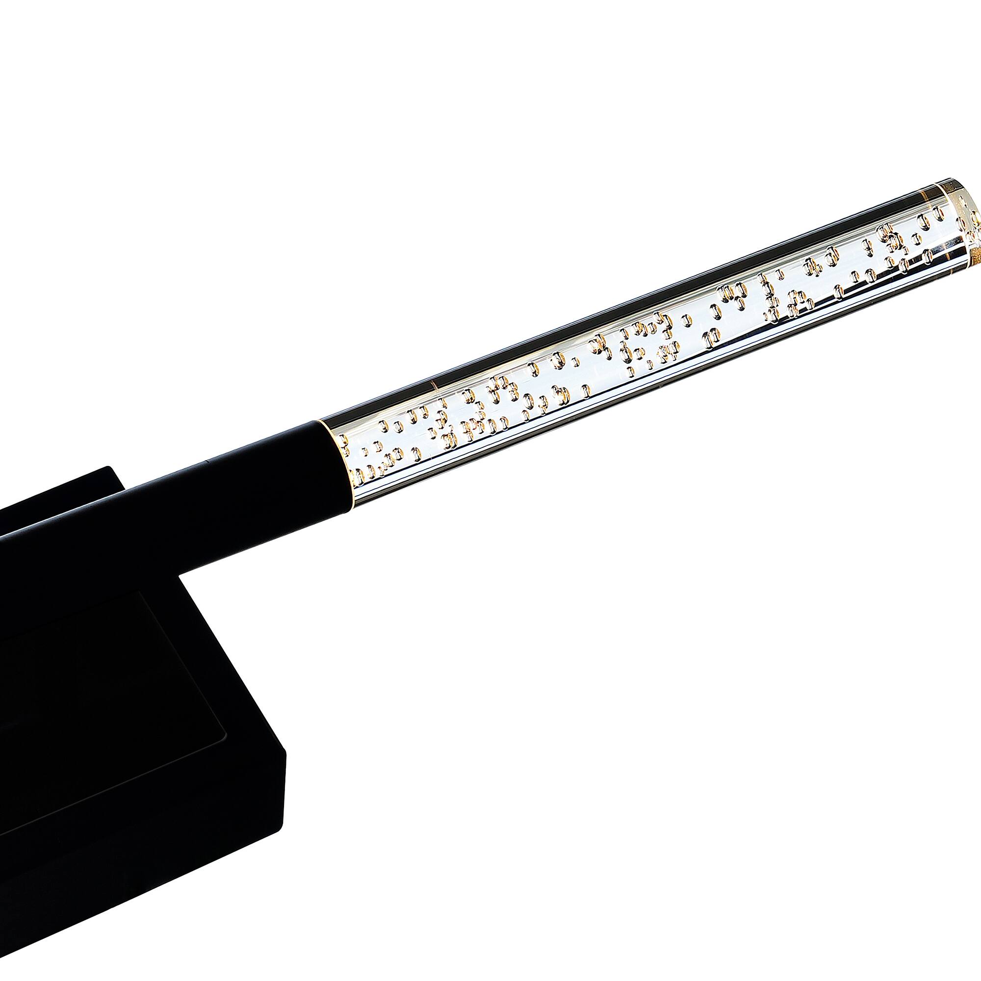 Alt View 1. CWI Lighting - Dragonswatch Integrated LED Black Vanity Light - Black.