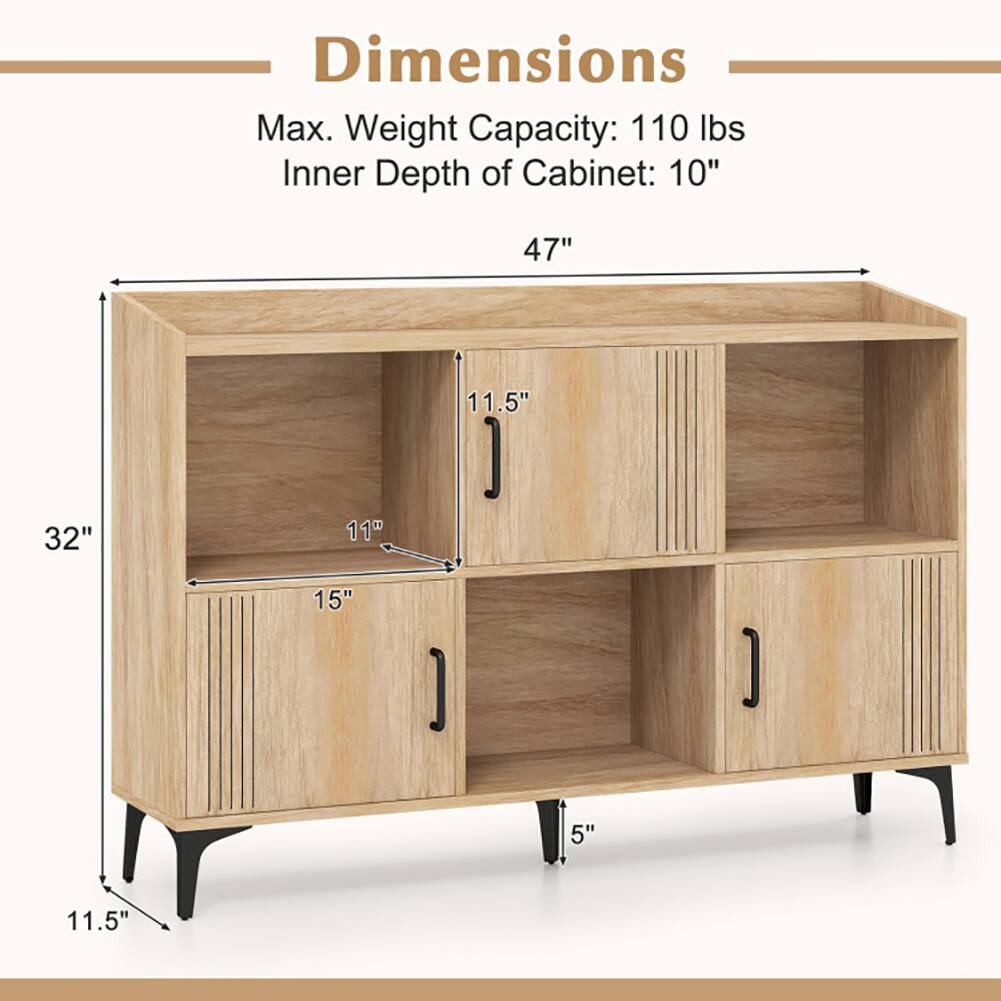 Dimensions  
Max. Weight Capacity: 110 lbs  
Inner Depth of Cabinet: 10"  
47"  
32"  
11"  
11.5"  
15"  
5"  
11.5"