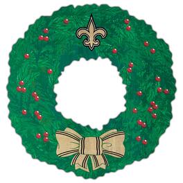 Fan Creations - New Orleans Saints 16'' Team Wreath Sign - Green