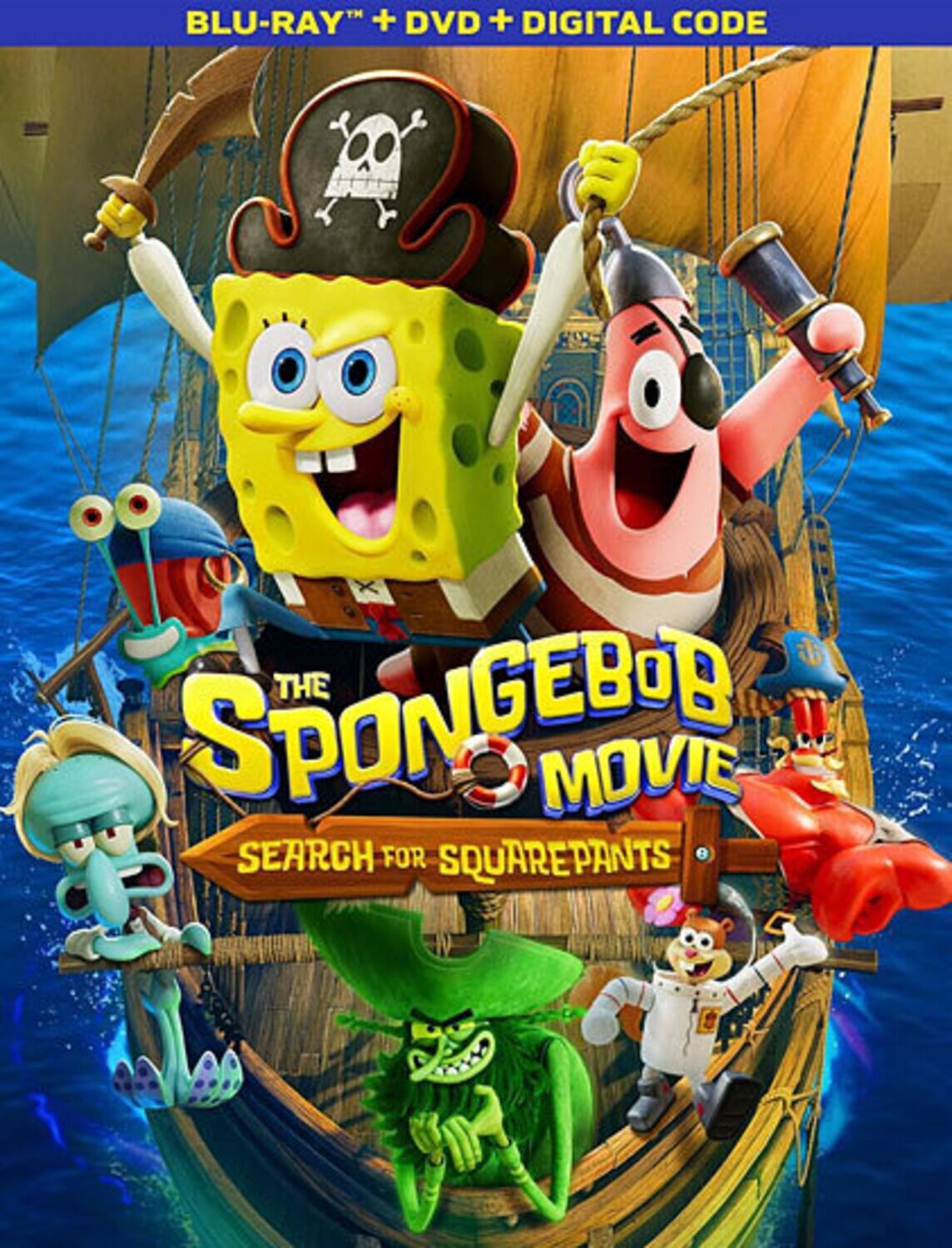 Front. The SpongeBob Movie: Search for SquarePants   - BLU-RAY.