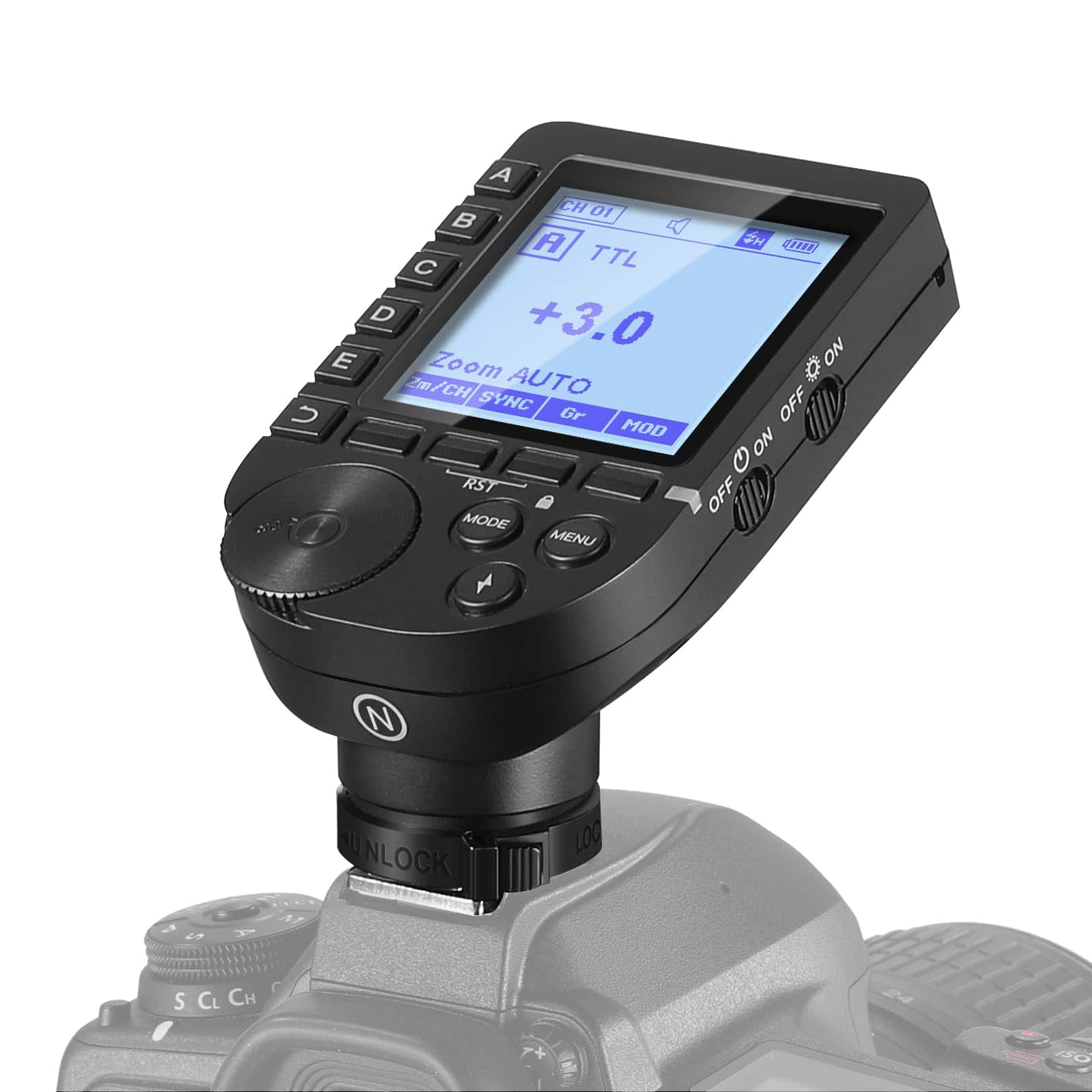 Neewer - QPRO-N TTL Wireless Flash Trigger for Nikon - HSS Compatible with Q & Z Series Flashes