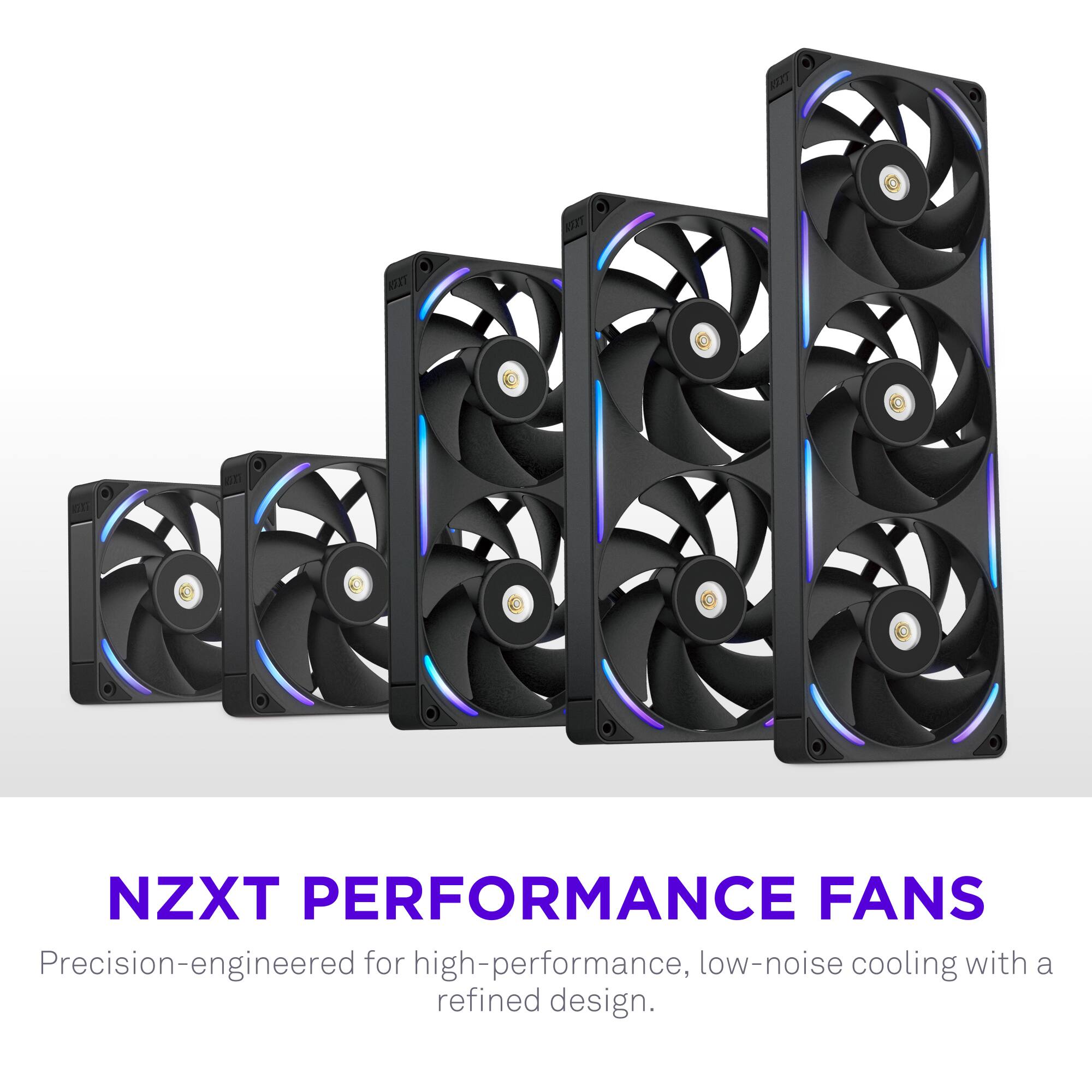 1927 12n7 on GE NZXT PERFORMANCE FANS  
Precision-engineered for high-performance, low-noise cooling with a refined design.