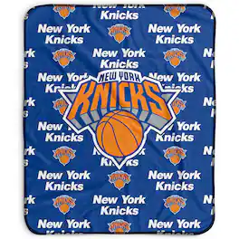Pegasus - New York Knicks 50" x 60" Repeat Wordmark Fleece Blanket - Multicolor
