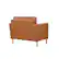 Left. Lifestyle Solutions - Langford Chair Caramel PU - Caramel.