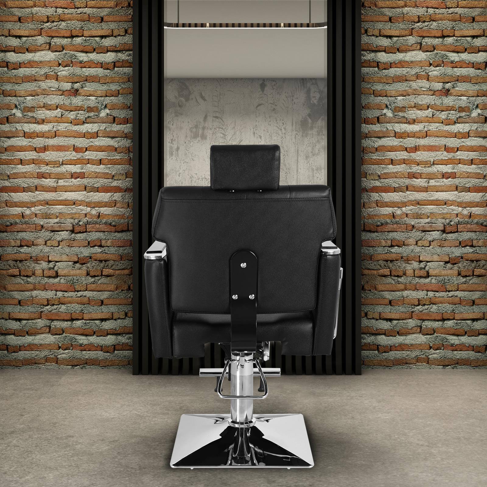 Alt View 1. Winado - All Purpose Hydraulic Recline Barber Chair Salon Spa Beauty Hair Styling Chair with Adjustable Headrest and Footrest New - Black.