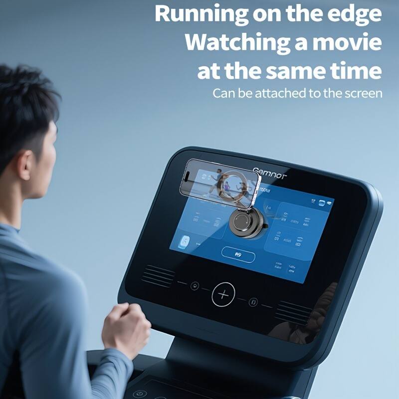 Running on the edge  
Watching a movie at the same time  
Can be attached to the screen