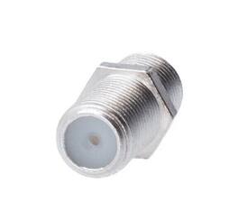 Cables Direct Online - RG6/RG59 F-Type Female to Female Coaxial Coupler Adapter F81 Barrel Connector for Coax Cable, 1GHz Signal - Silver