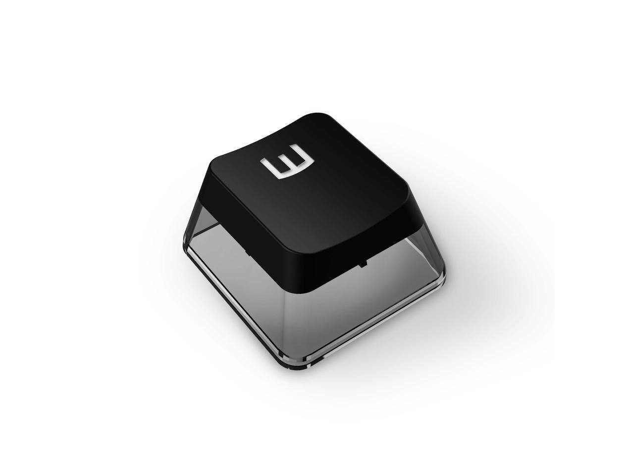 Alt View 4. MSI - MSI Mechanical Keyboard ClearCaps - Dual-Layer Transparent, Enhanced RGB, MX Switch Compatible - Transparent.