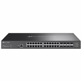 TP-Link - Omada 24-Port 10GBASE-T L2+ Managed Switch with 8 10GE SFP+ Slots - 24 Ports - Manageable - 10 Gigabit Ethernet - Unknown