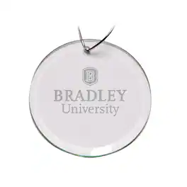 Jardine - Bradley Braves 3'' Glass Round Ornament - Multicolor