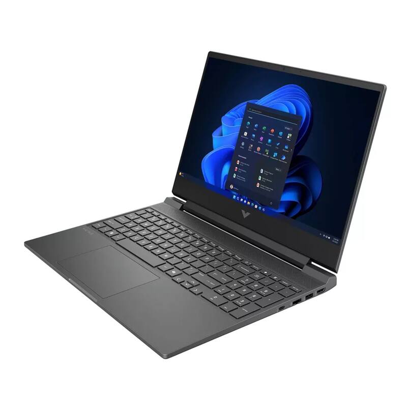 Alt View 2. HP - HP Victus 15.6" FHD Gaming Laptop,Intel i5-13420H,16GB RAM,512GB SSD,GeForce RTX 4050,Backlit Keyboard,Win 11 Pro,Silver - Silver.